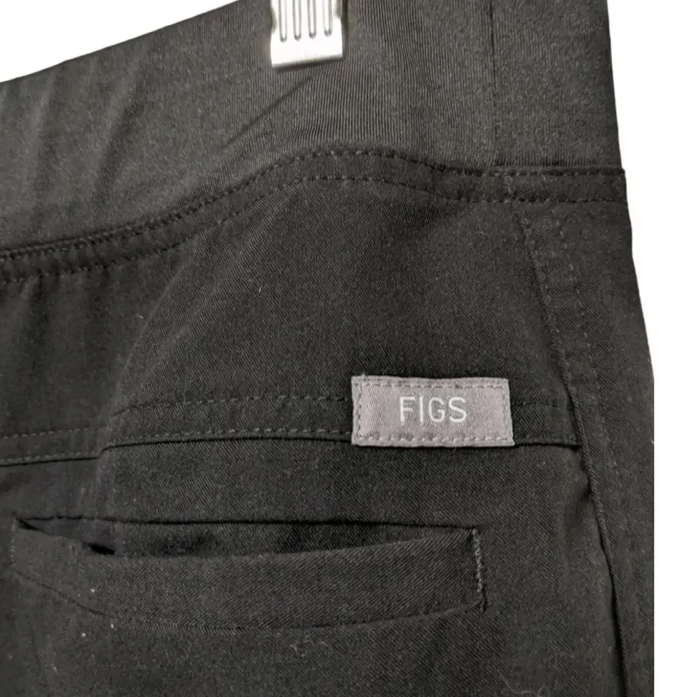 FIGS Men's Axim Cargo Scrub Pants Black L